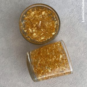 شمع ژله ای ورق طلا
