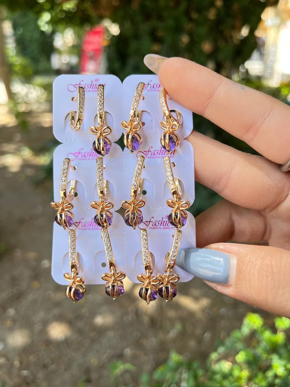 گوشواره جواهری