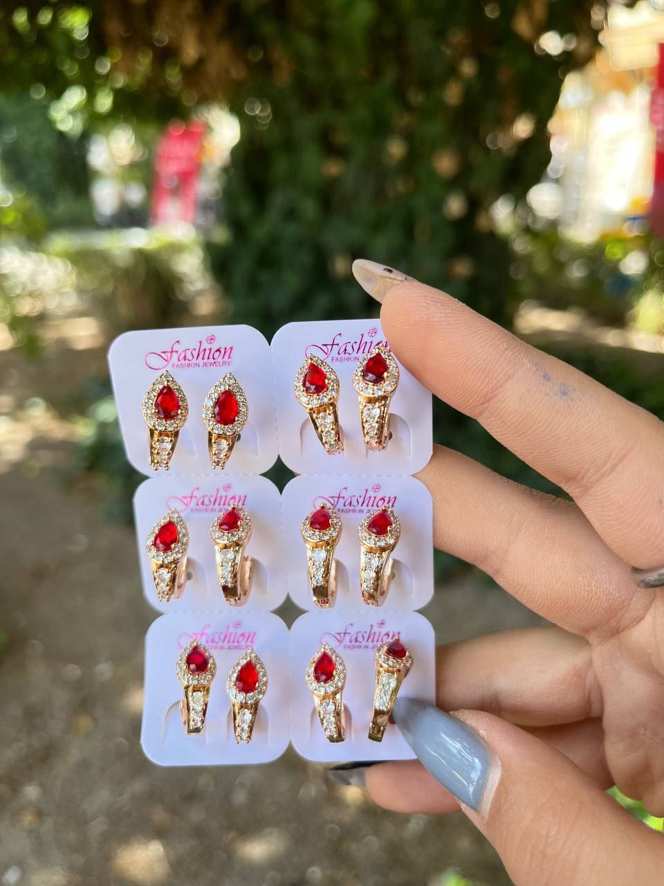 گوشواره جواهری