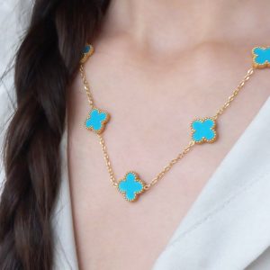 گردنبند ونکلیف رنگی